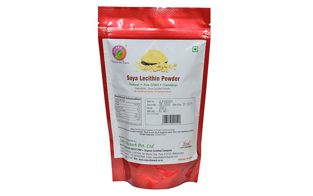 Saipro Soya Lecithin Powder    Pack  200 grams